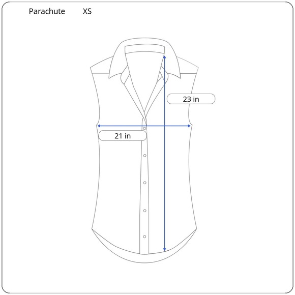 Parachute 100% Linen Button Down Shirt Top Clay Oversized XS Breathable Boho - Picture 11 of 11